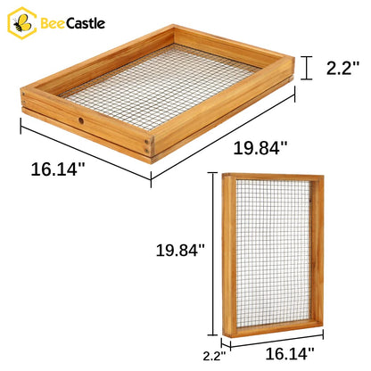 BeeCastle Beehive Candy Board Feeder: Winter-Ready and Assembled for 10 Frames with Wax Paper-The Ultimate Winter Beekeeping Solution! 🍯🔍