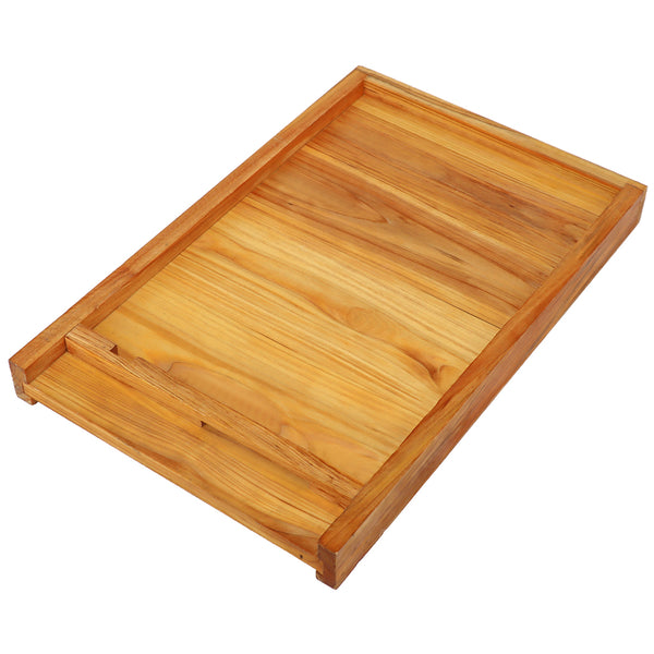 BeeCastle Wax Coated Solid Bottom Board:Enhance Your 8/10 Frame Bee Hive with Natural Protection! 🌿 Crafted for Durability and Beekeeping Success.