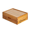 BeeCastle 8 Frame Assembled Medium Honey Super Bee Hive Box with Beehive Frames,Beeswax Coated Foundation Sheets