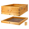 BeeCastle 10 Frame Candy Board and Quilt Box Combo Pack:Essential Winter Preparation for Beekeepers