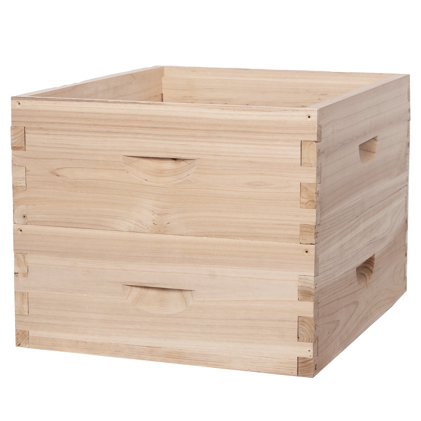 BeeCastle Hives Unwax 10 Frame Super Box Hive Body:Frameless, Logo Free, Wax Free, Crafted with Cedar Wood and Dovetail Joint Precision! 🌲 Elevate Your Beekeeping with Pure Excellence