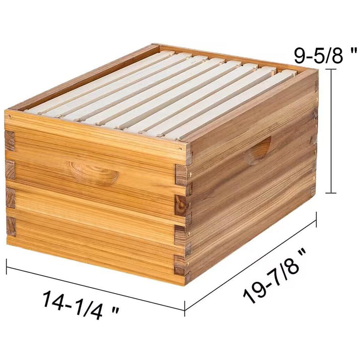 LOGO FREE 8 Frame 4 Layer Beehive deep boxes